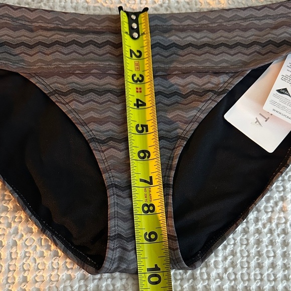 Athleta Jacquard Side Tie Multicolor Print Swim Bikini Bottom NWT Size Large - Picture 6 of 7
